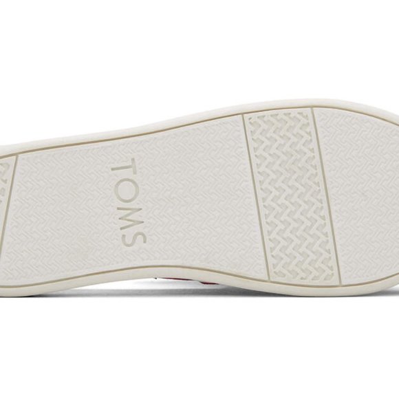 Toms kids BNIB Peach Canvas/Ruffle Alpargata - Picture 4 of 5